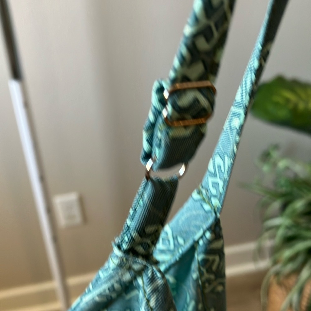 Women’s Teal Printed Jumpsuit Romper - Picture 4 of 4